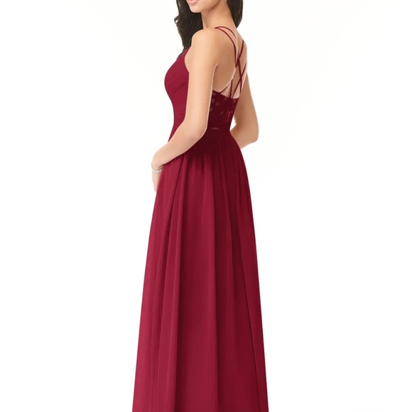 AZAZIE CRYSTAL CABERNET DRESS - Picture 3 of 5